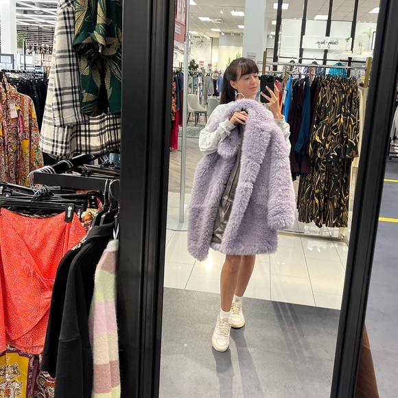 MANGO / MNG faux fur coat - Picture 7 of 7